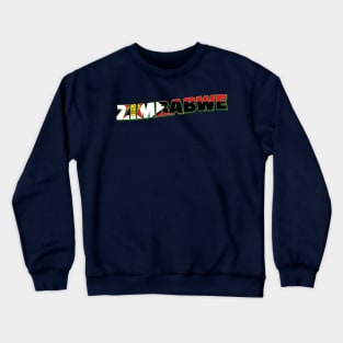 Zimbabwe vintage style retro souvenir Crewneck Sweatshirt